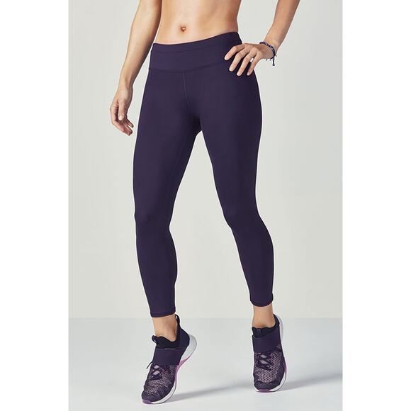 Fabletics Gia Powerlite Capri Cropped Legging Eclipse Purple XL - Picture 1 of 11